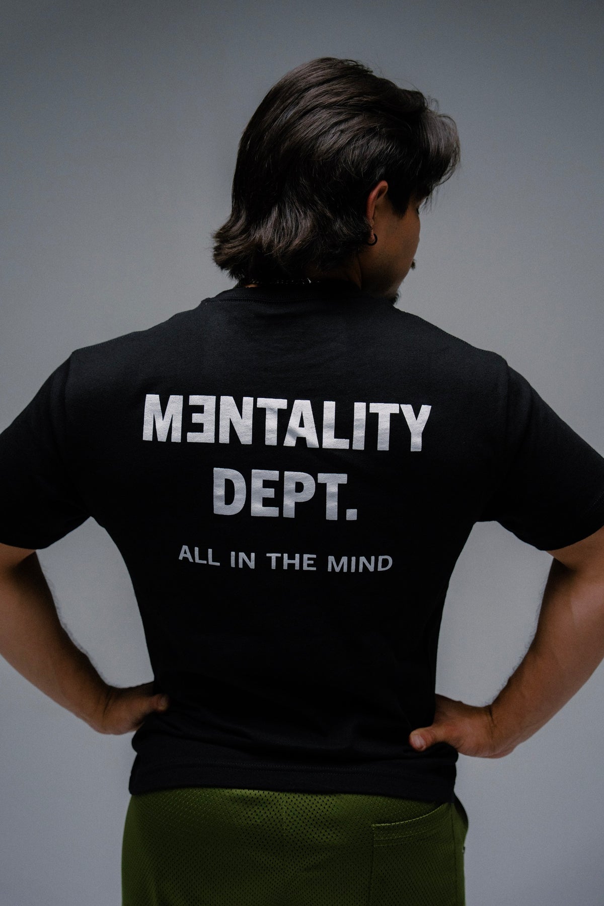 MENTALITY DEPT TEE - BLACK