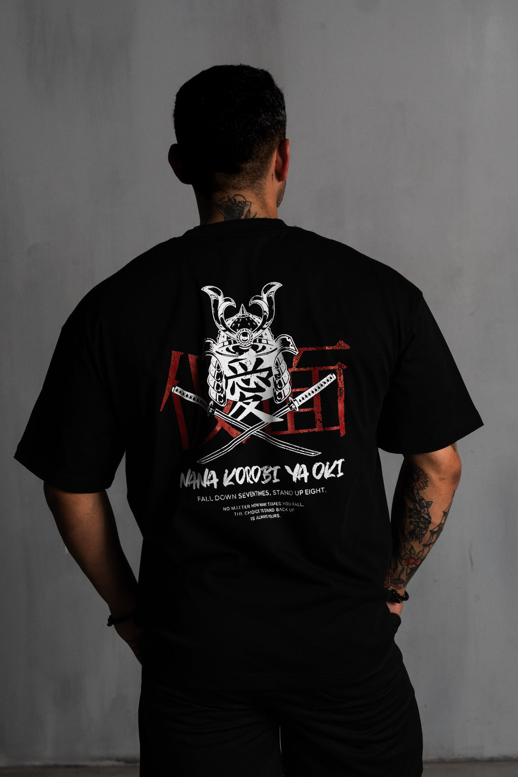 FALL DOWN 7 TIMES TEE