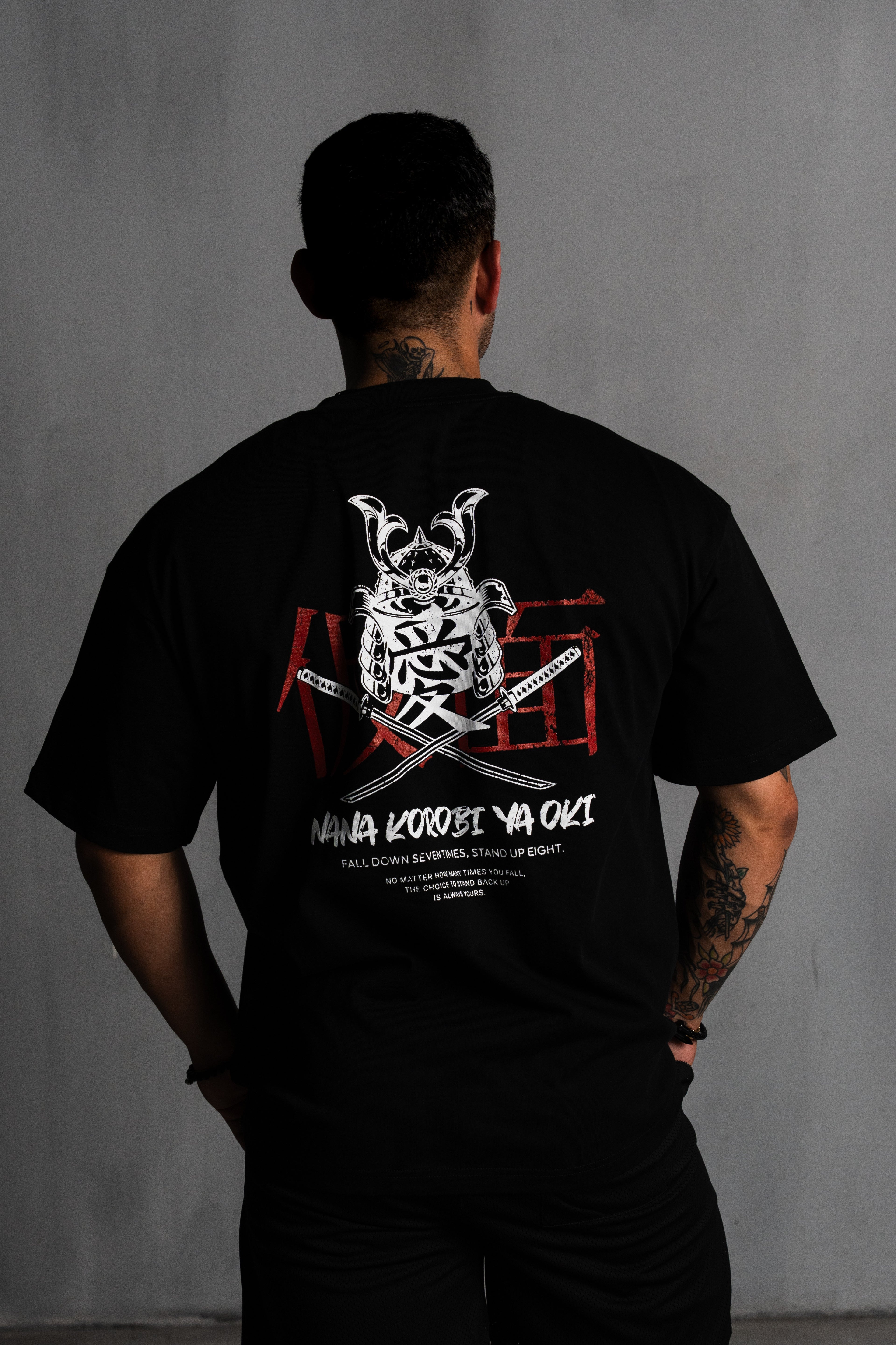 FALL DOWN 7 TIMES TEE