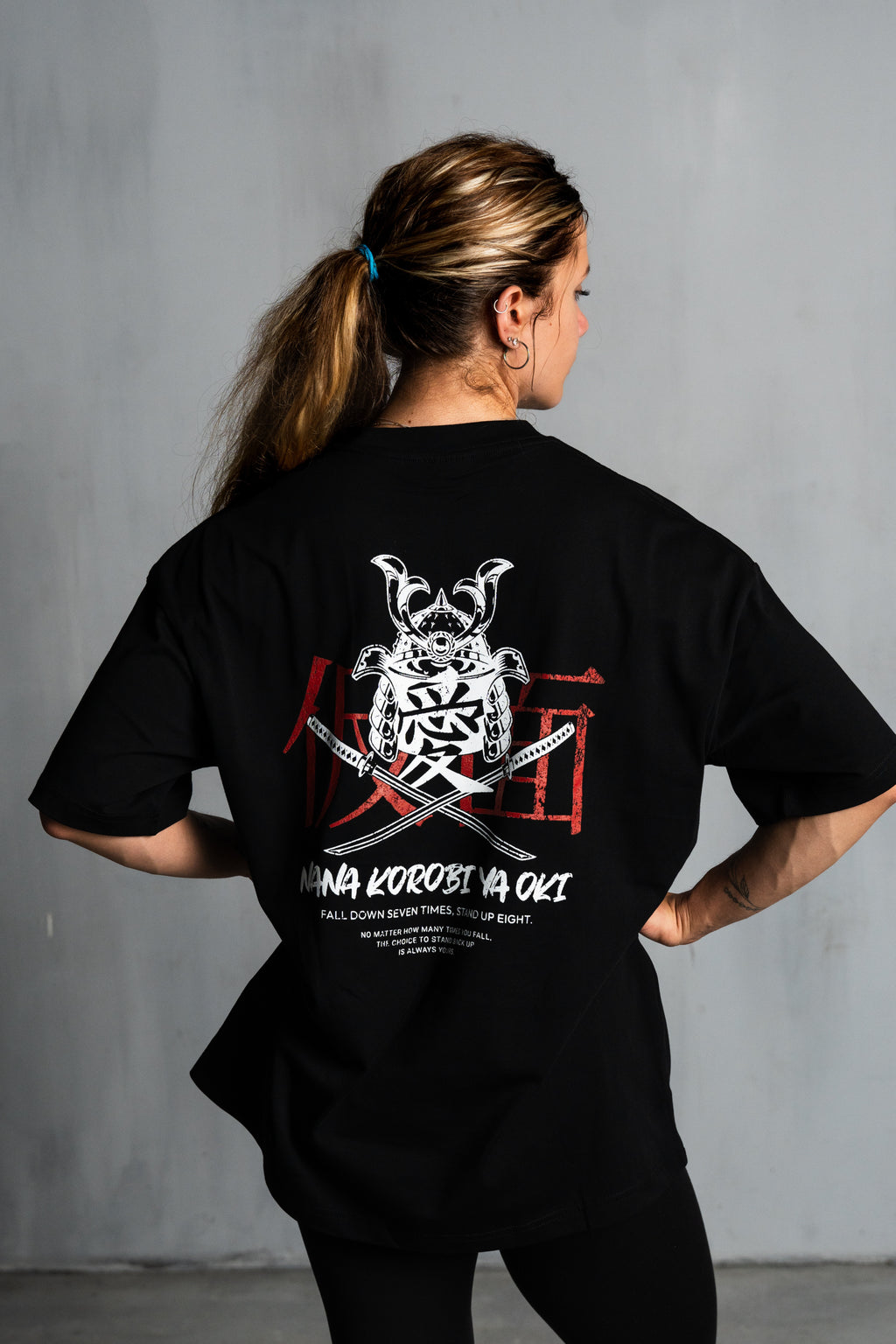 FALL DOWN 7 TIMES TEE