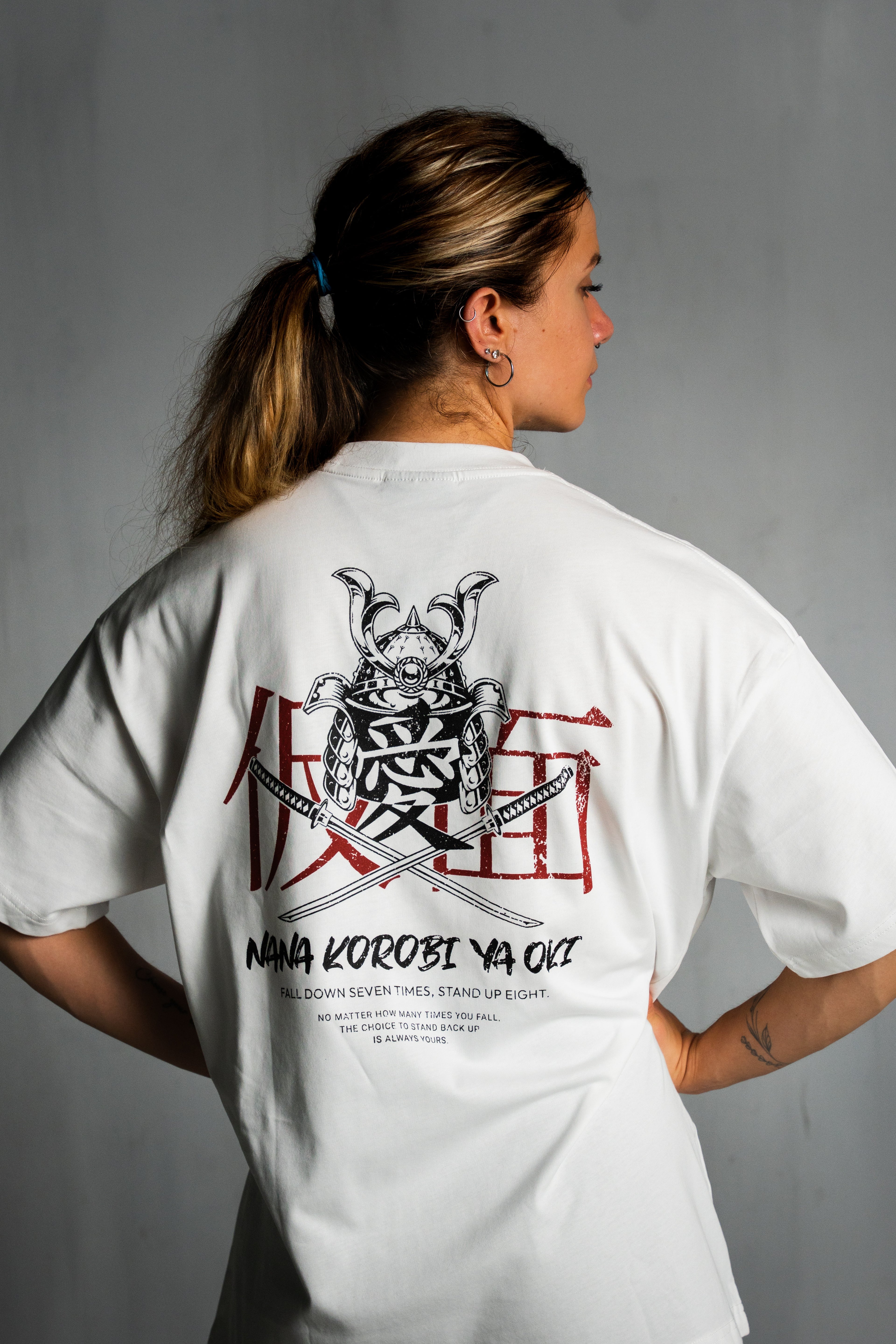 FALL DOWN 7 TIMES TEE