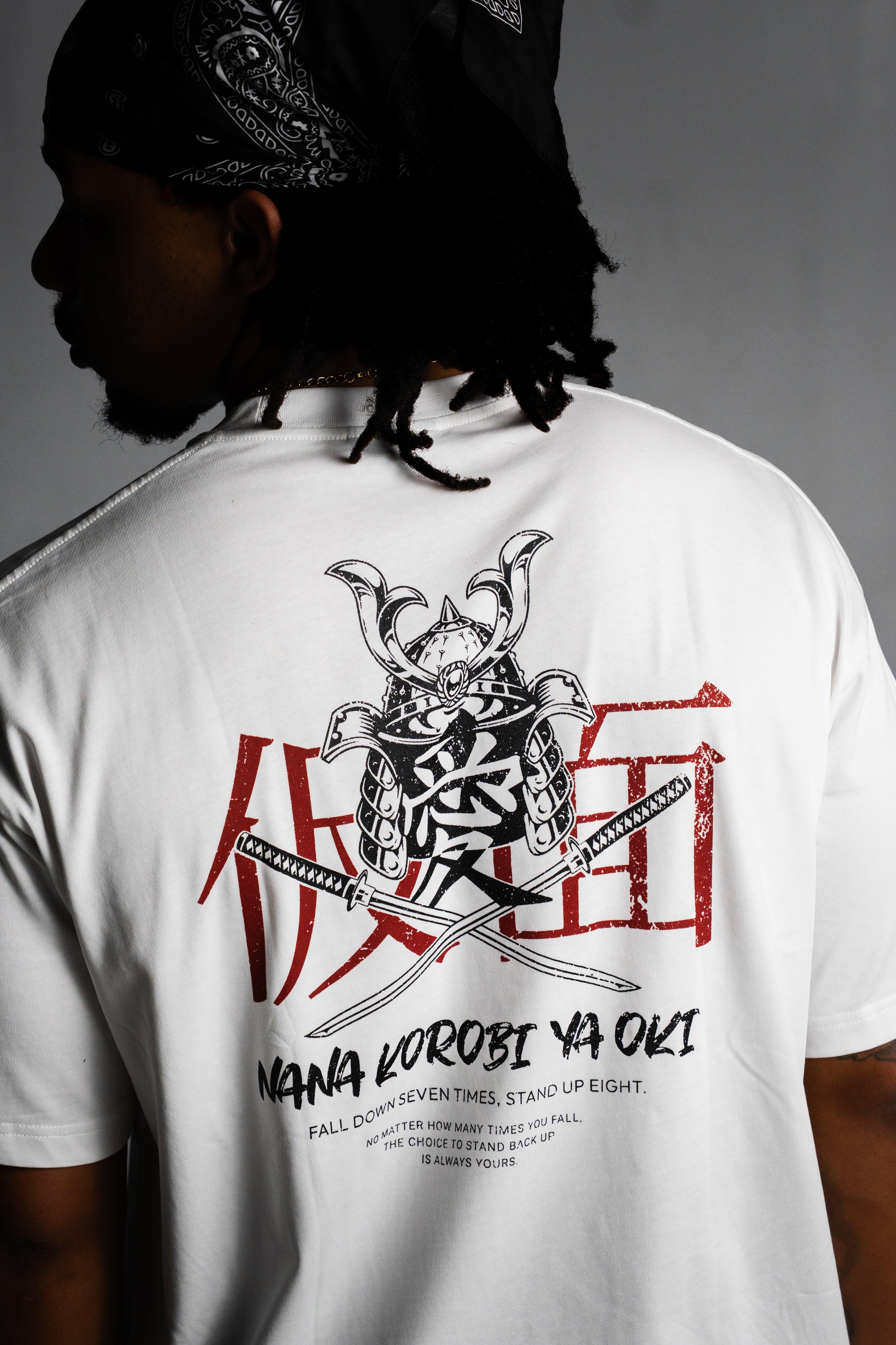 FALL DOWN 7 TIMES TEE