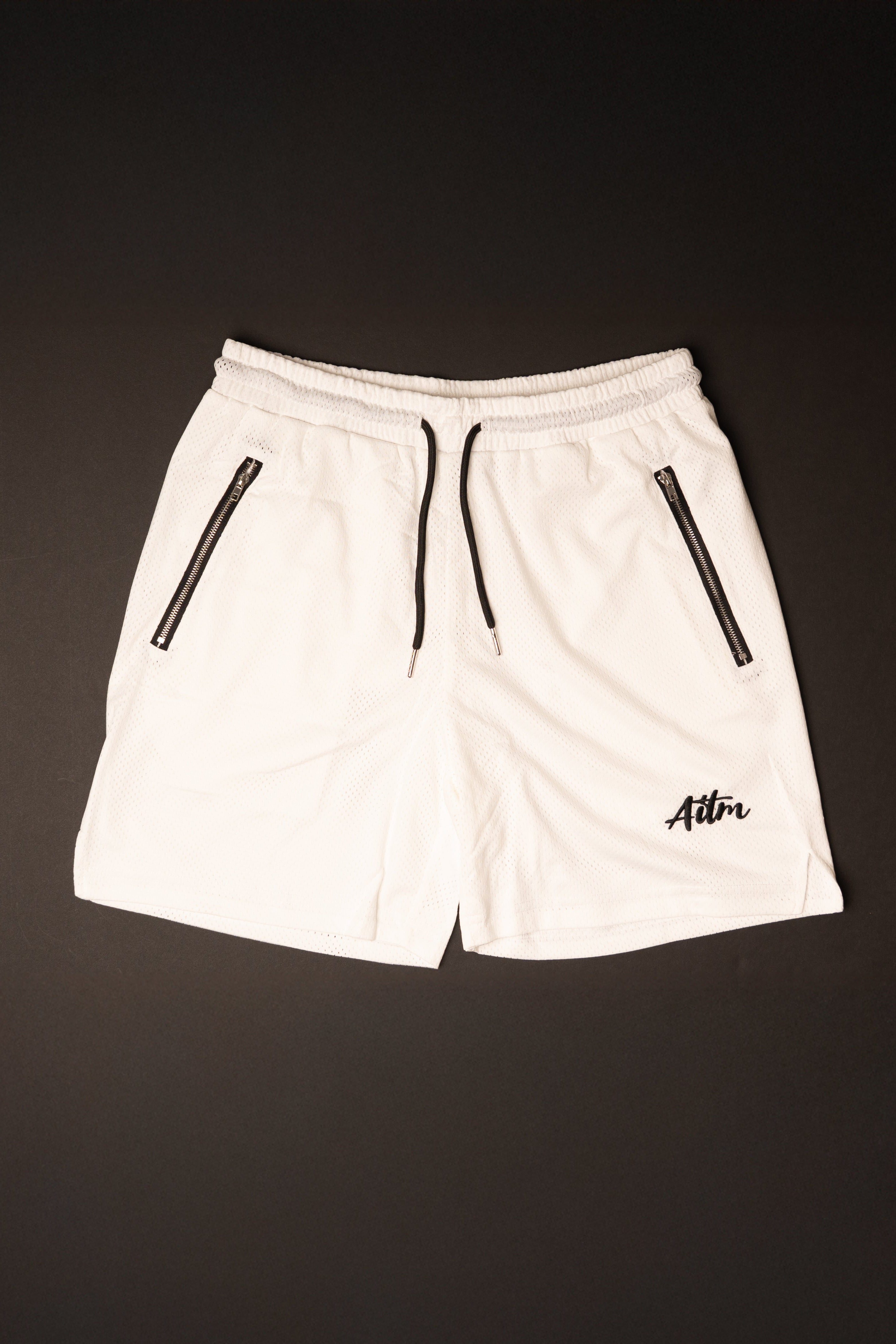 SIG MESH SHORTS WHITE