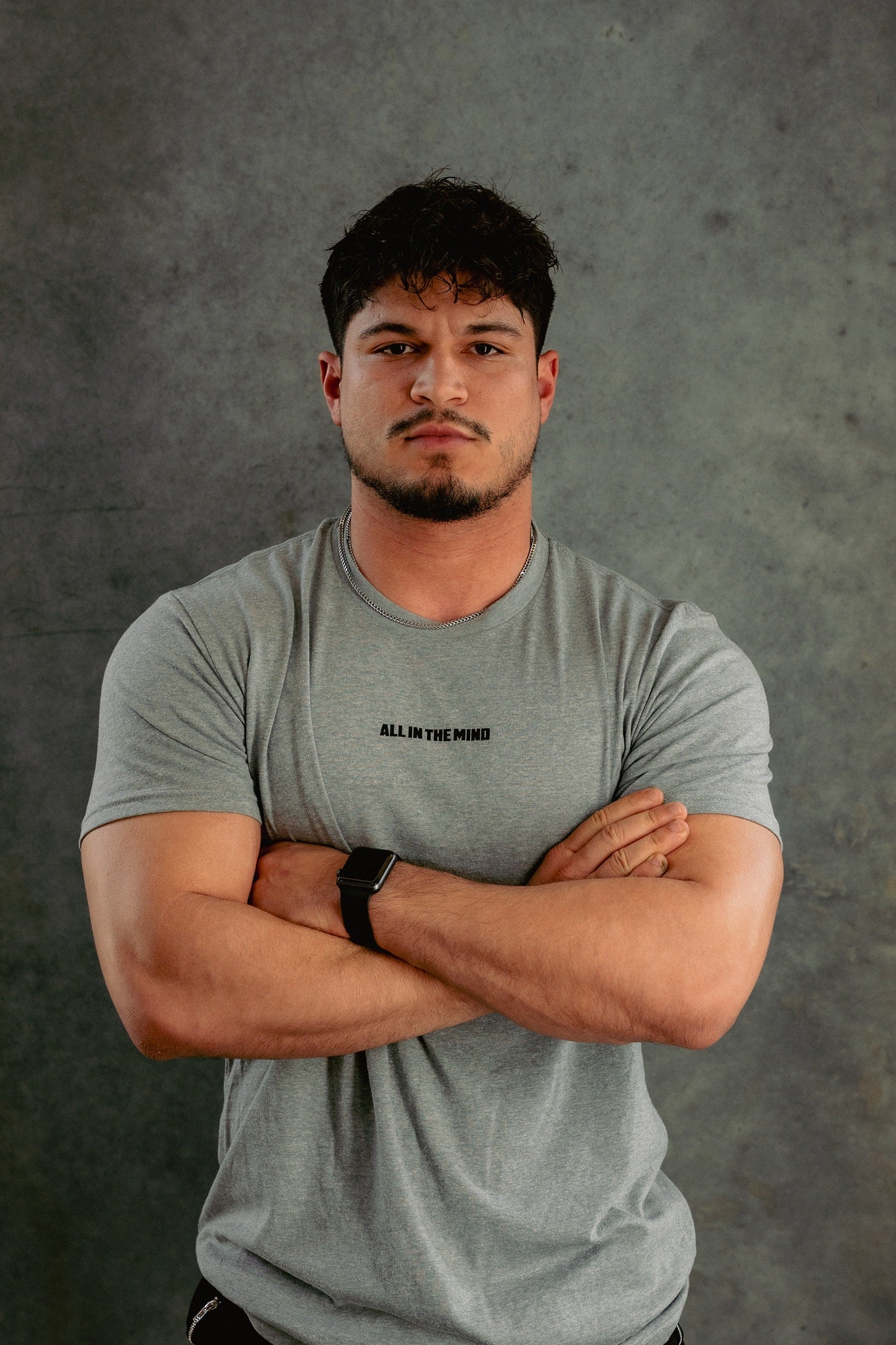 CORE LOGO SHIRT - GREY