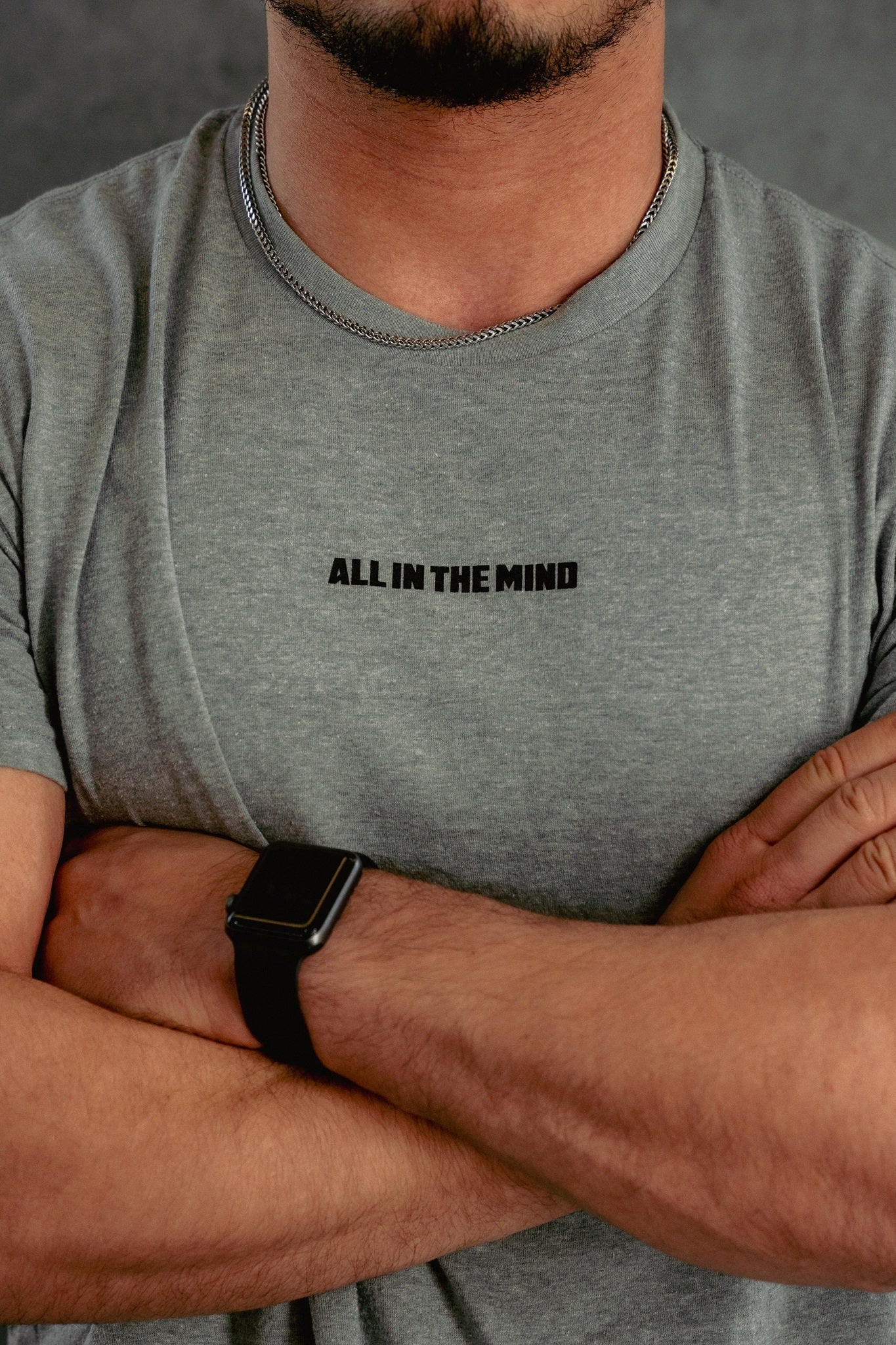 CORE LOGO SHIRT - GREY