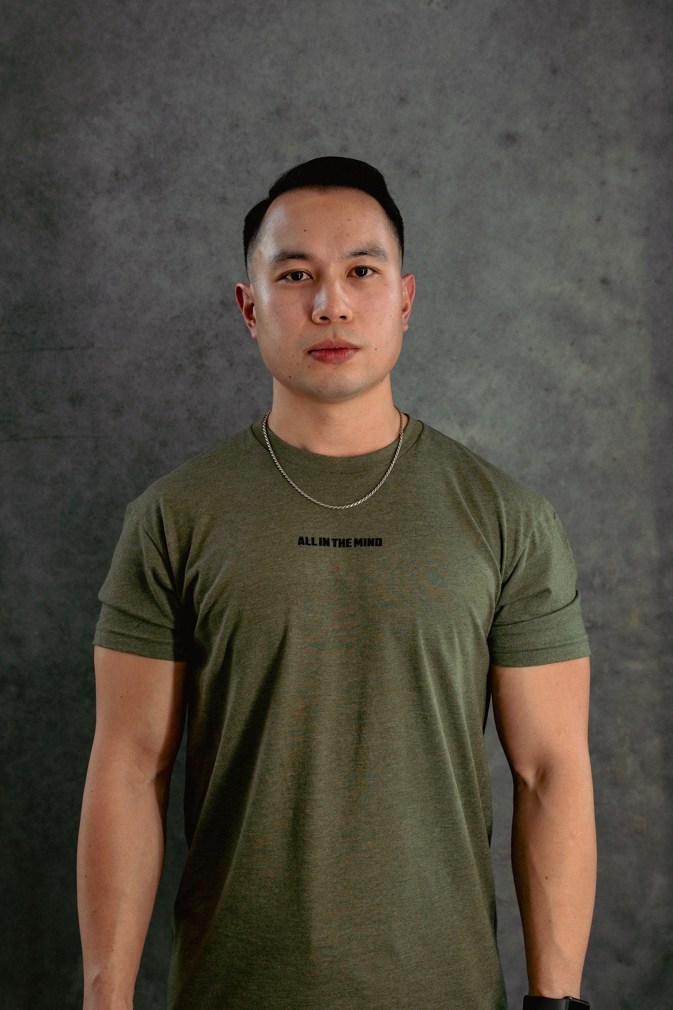 CORE LOGO SHIRT - MILITARY GREEN