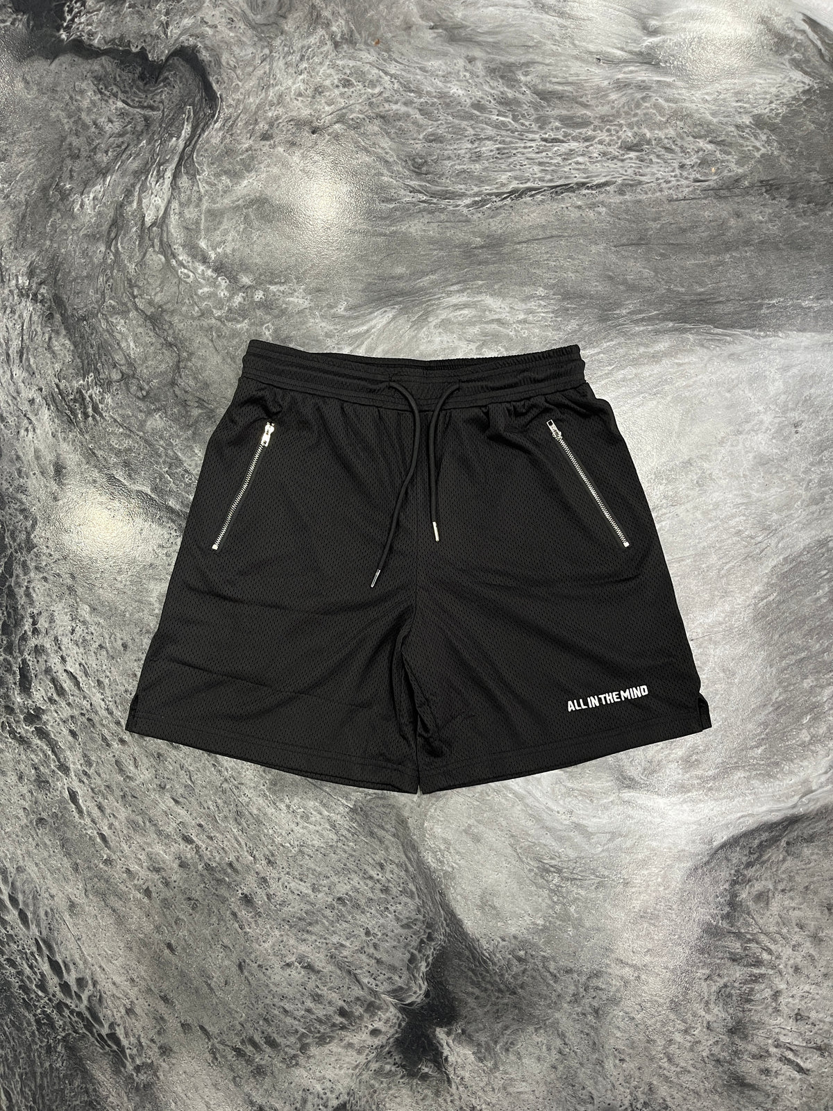 CORE MESH SHORTS - BLACK