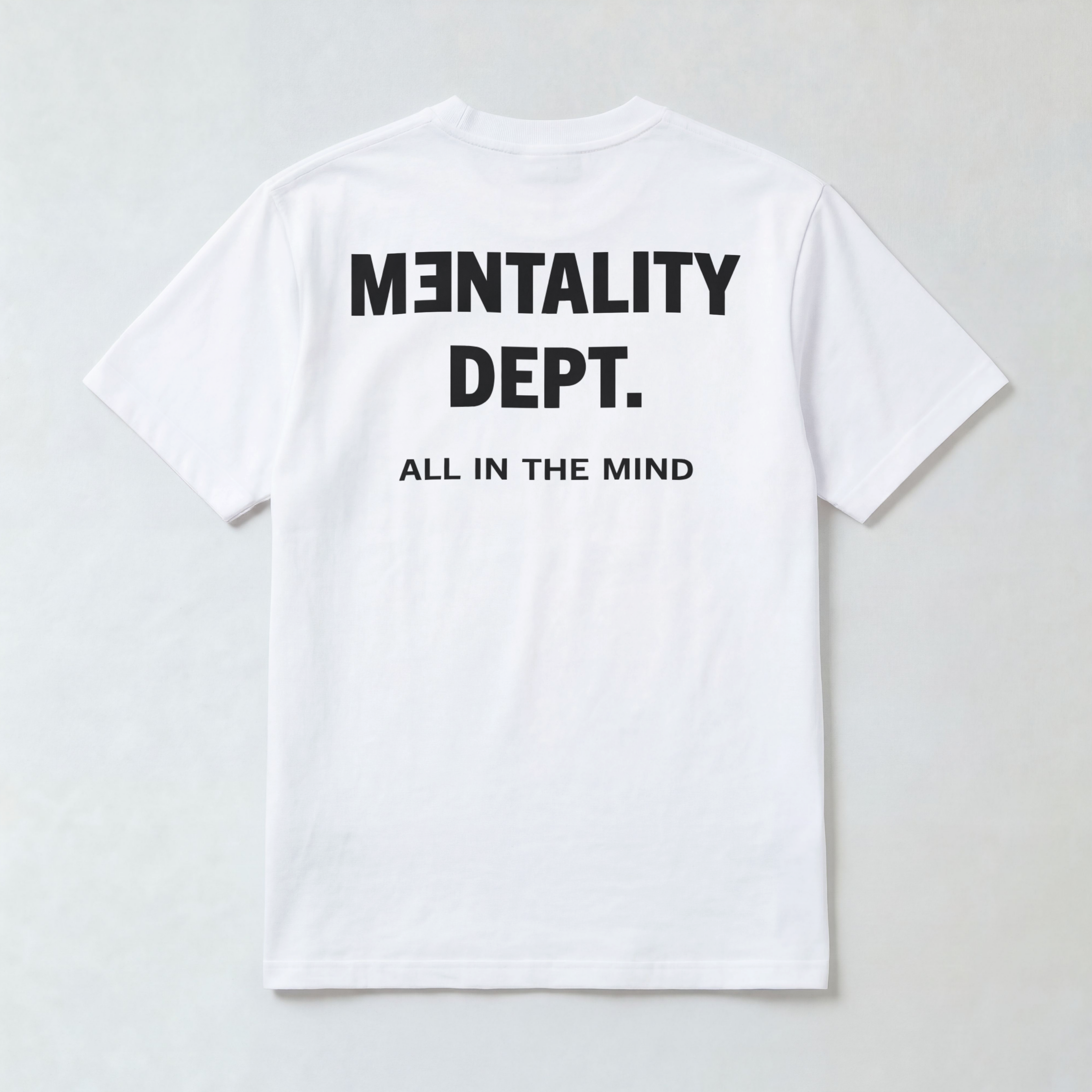 MENTALITY DEPT TEE - WHITE