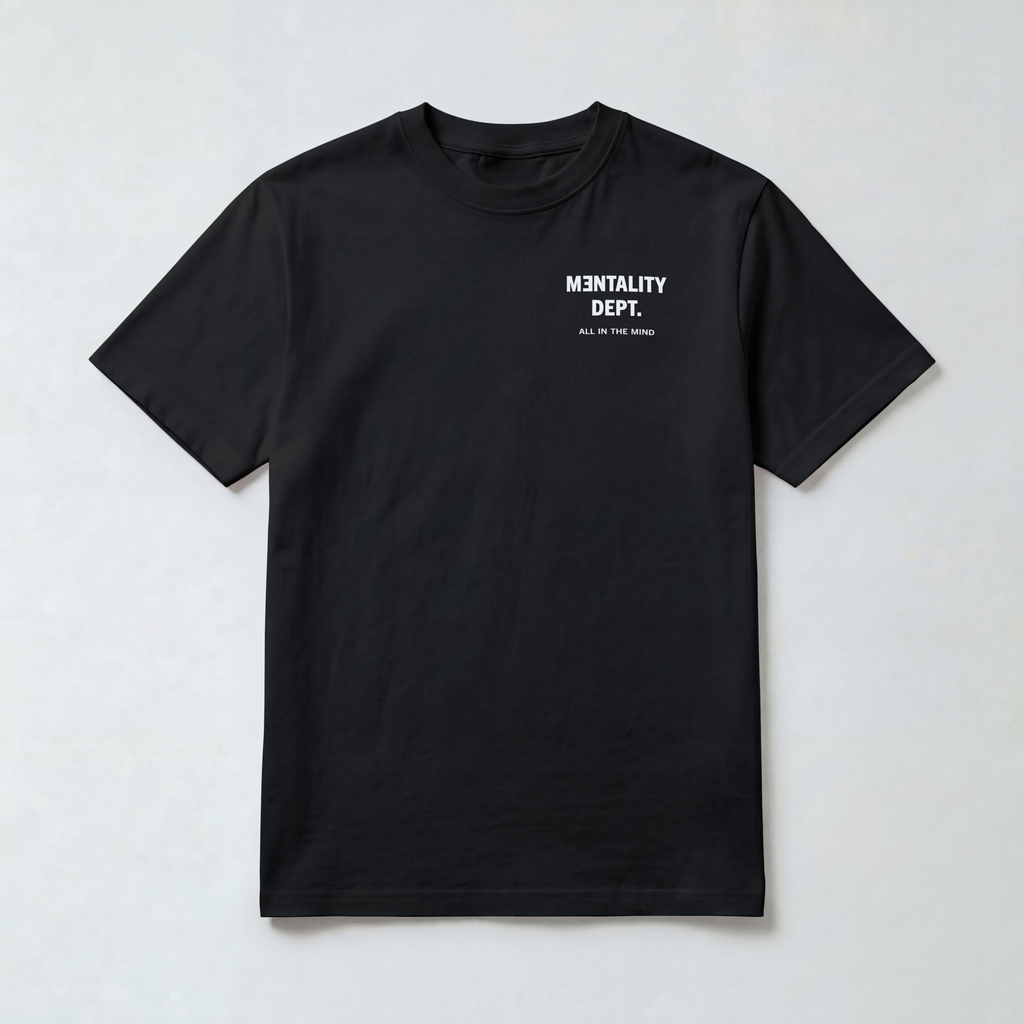 MENTALITY DEPT TEE - BLACK